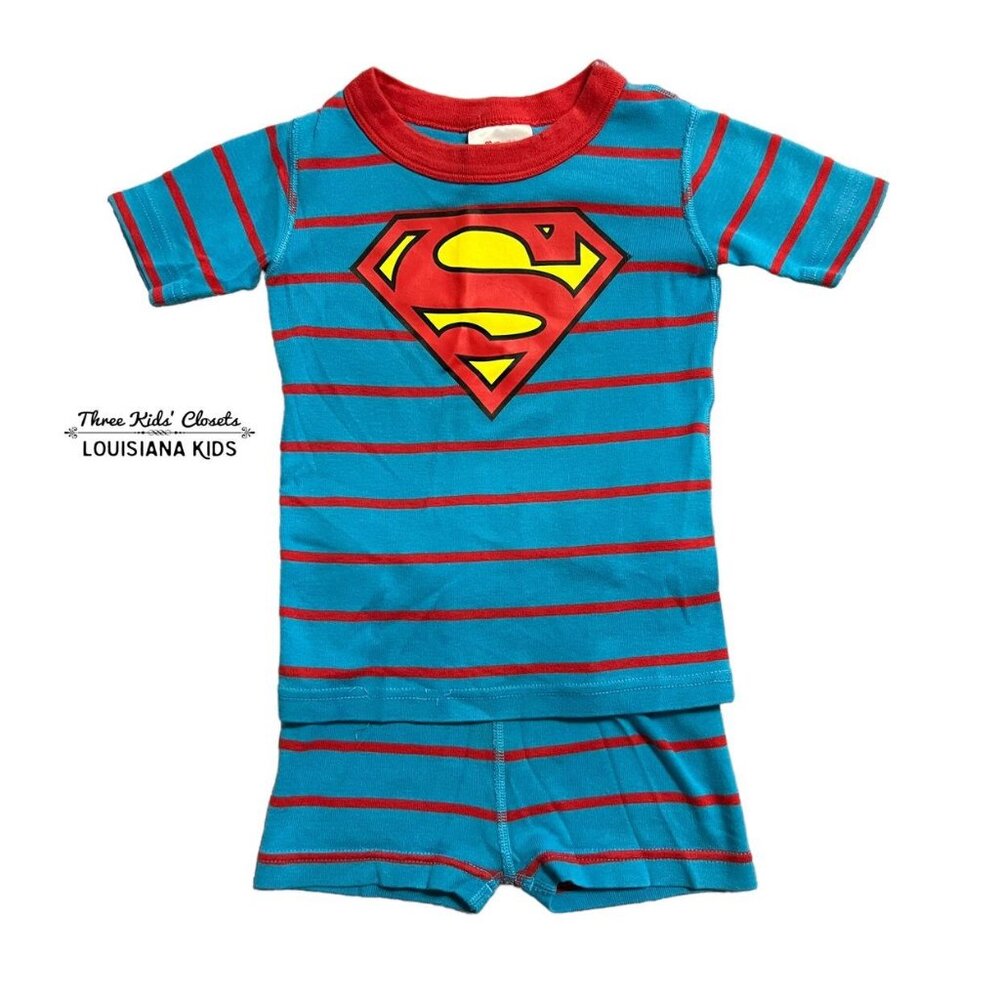 Hanna Andersson Sz 90 (3) Superman Short Pajamas